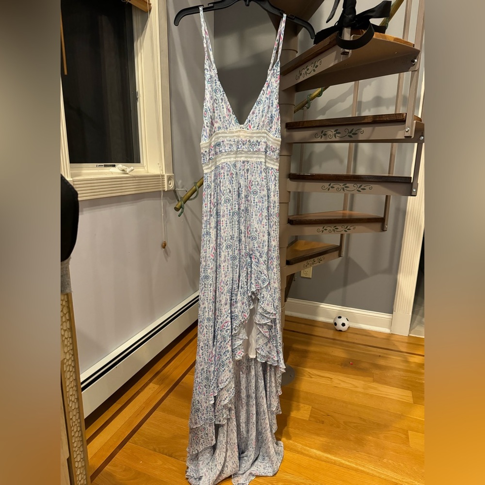 New Rococo Sand maxi dress size large L